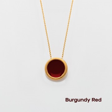 PRIGIPO Palette S necklace (burgundy red)