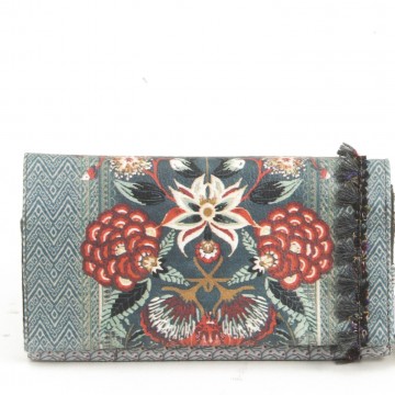 Lazydayz wallet (flowers blue)