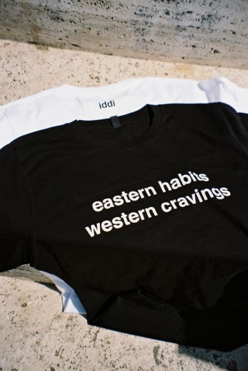 Iddi Eastern habits, western cravings t-shirt (black)