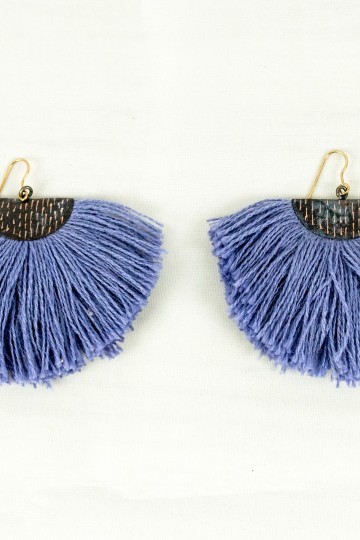 Nefeli Karyofilli Purple rain earrings
