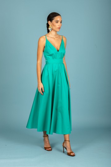 Chaton Clothing Nina Dress (Emerald)