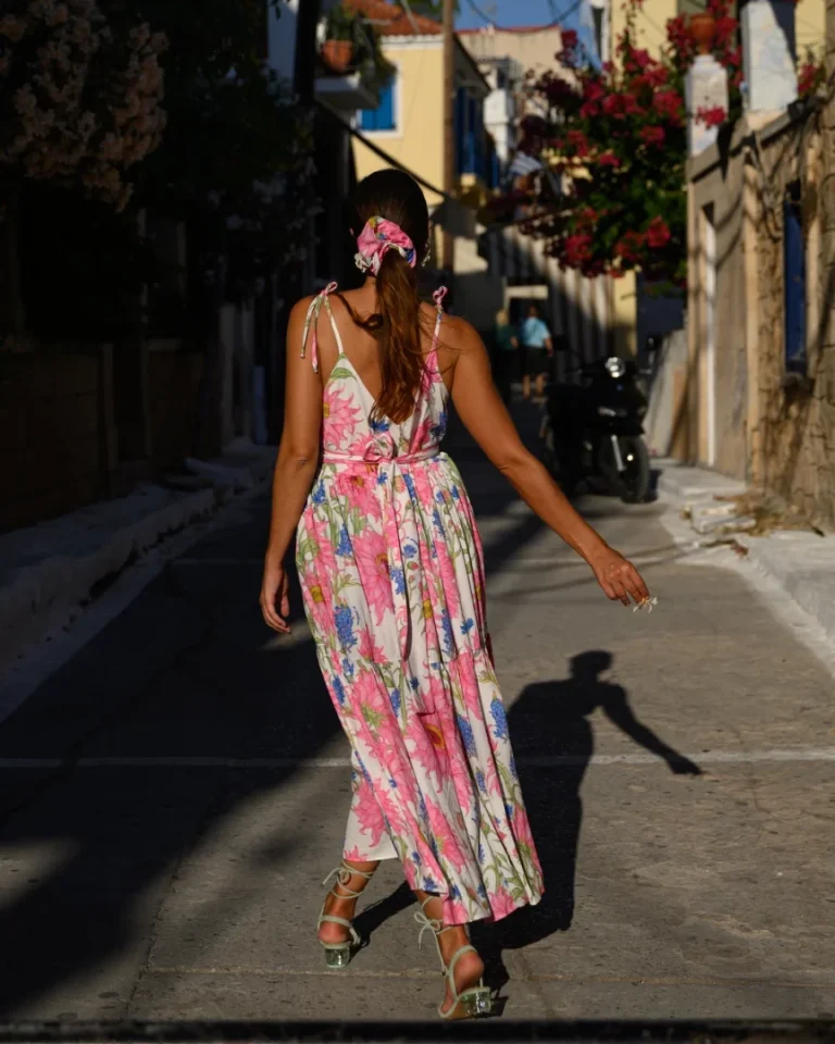 So Bohemian Zeta Dress (White Sunflowers) - Image 3