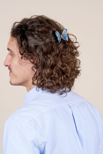 Coucou Suzette Blue Butterfly Mini Hair Claw