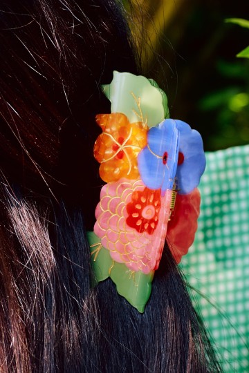 Coucou Suzette Large Flower Bouquet Hair Claw