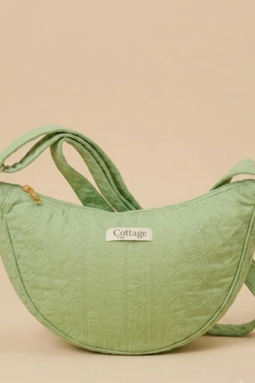 Crescent Crossbody Bag (Mint)