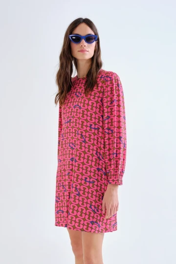 Compania Fantastica Catena Print Mini Dress