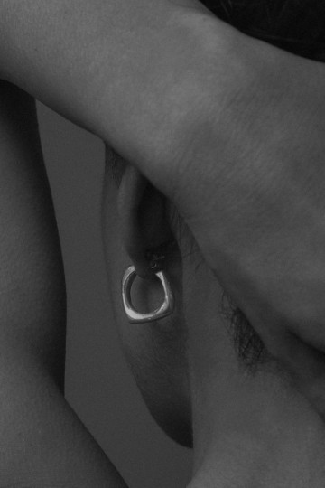 Nasilia Square Hoops Earrings
