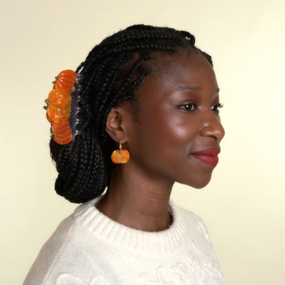Coucou Suzette Pumpkin Large Hair Claw