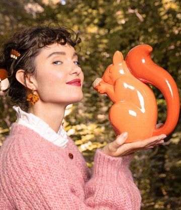 Coucou Suzette Bolete Mushroom Hair Claw