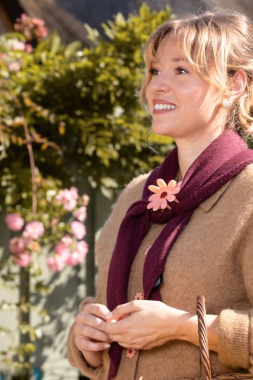 Coucou Suzette Pink Flower Hair Claw