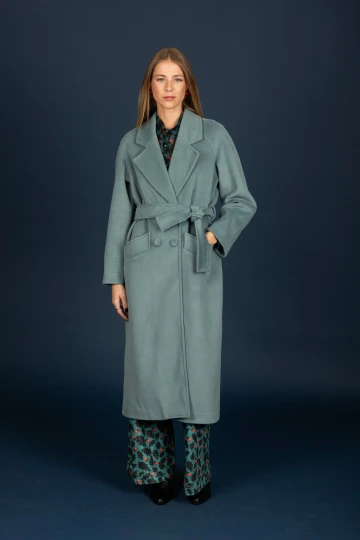 Chaton Clothing Celia Coat (Teal)
