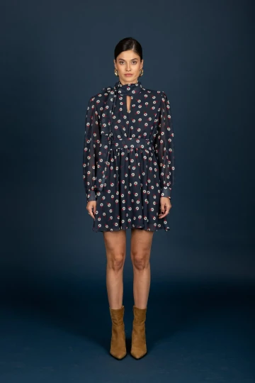 Chaton Clothing Barley Chiffon Dress