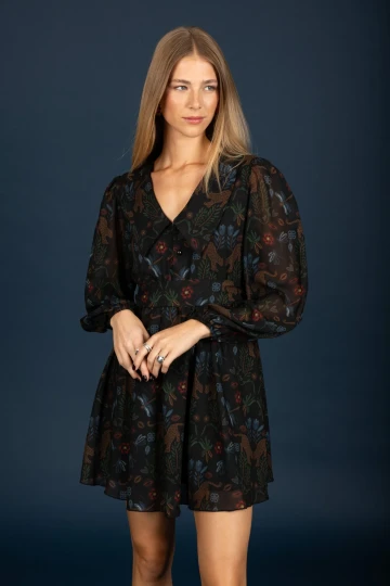 Chaton Clothing Ennui Chiffon Short Dress