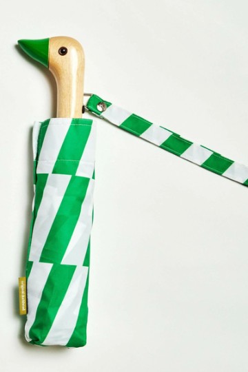 Eco-Friendly Kelly Bars Compact Duck Umbrella